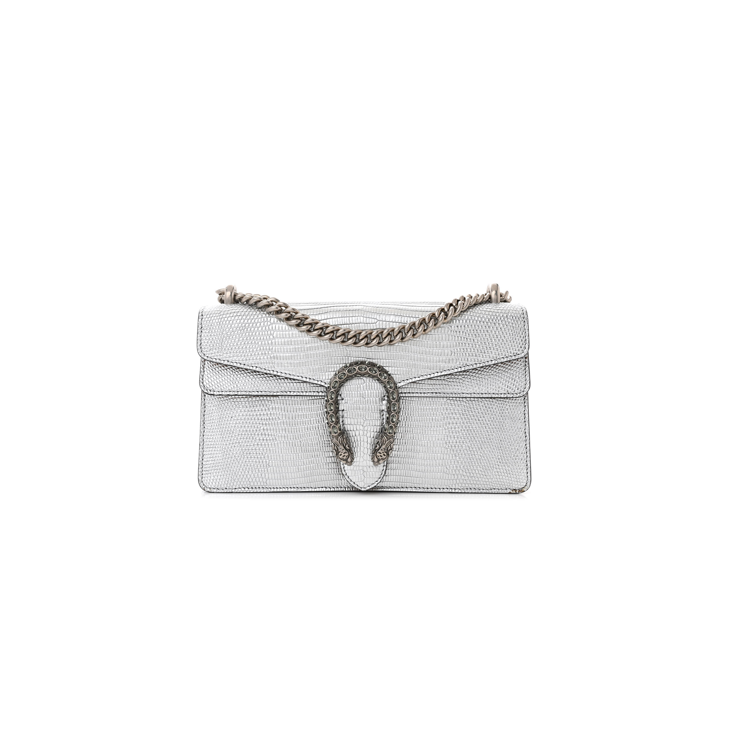 GUCCI DIONYSUS METALLIC LIZARD SMALL SHOULDER BAG 499623 (25*13.5*7cm)